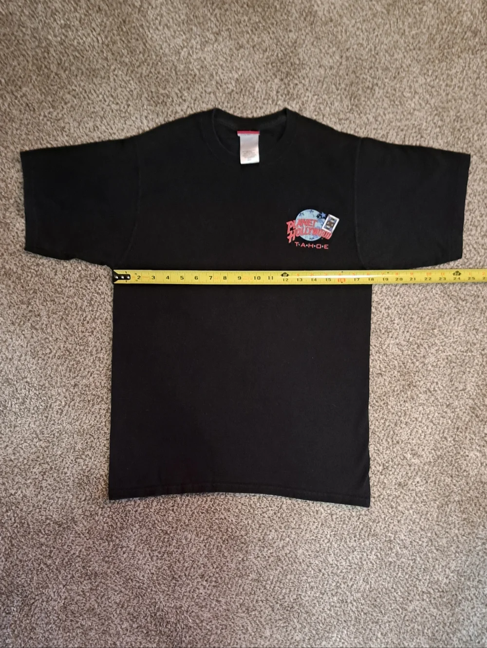 Vintage 90s Y2K Planet Hollywood Lake Tahoe Poker Card SS Shirt Men's Size Small - Picture 5 of 7